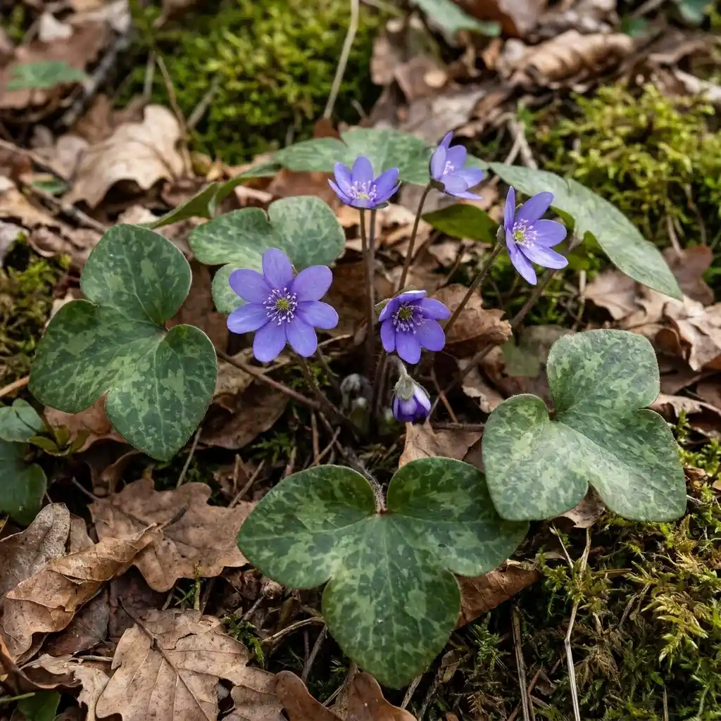 36. Hepatica Hepatica nobilis