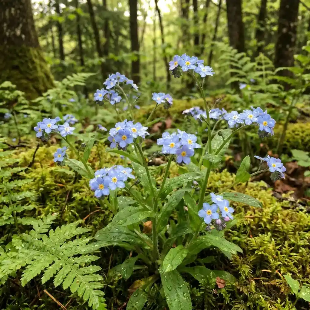 38. Forget Me Not Myosotis sylvatica