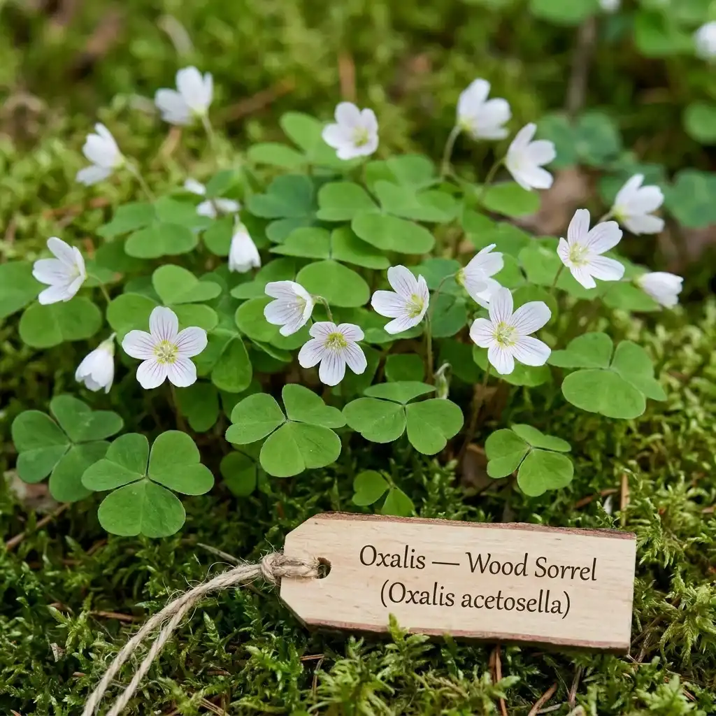 41. Oxalis — Wood Sorrel Oxalis acetosella