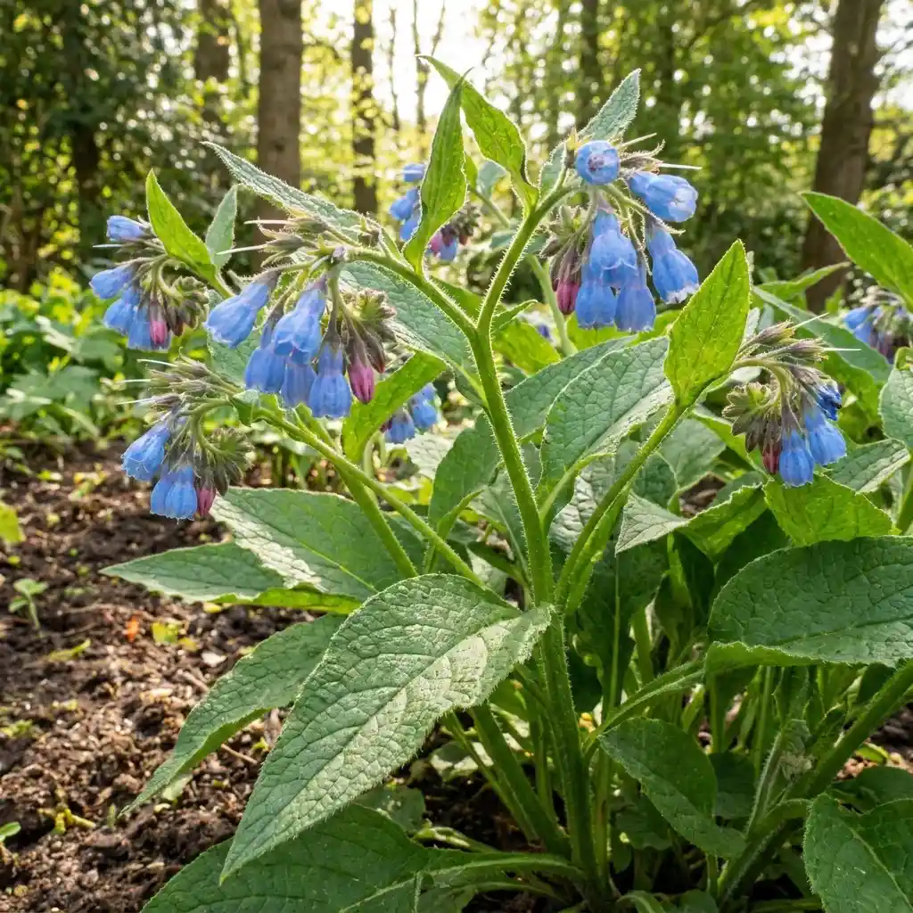 50. Symphytum — Comfrey Blue Symphytum caucasicum