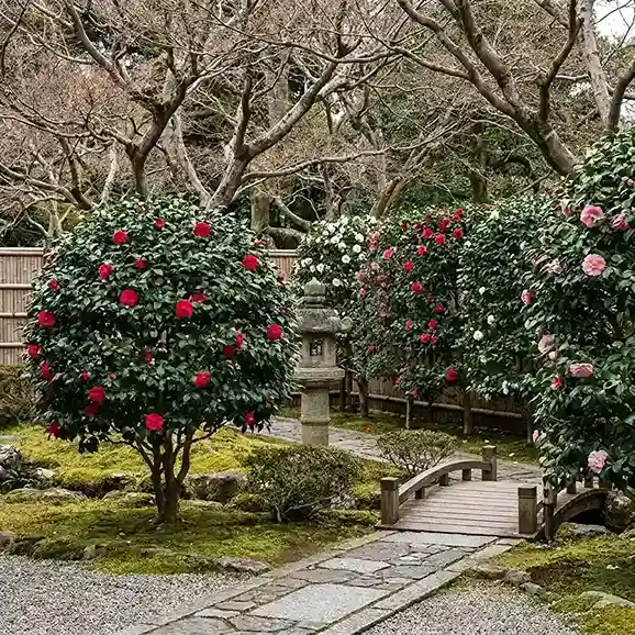 9. Camellia Camellia japonica
