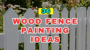 Wood Fence Painting Ideas