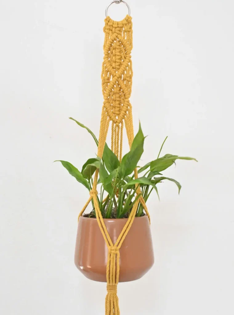 11. Beginner Macrame Plant Hanger Pattern