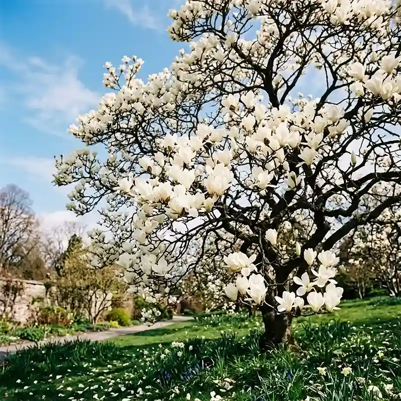 12. White Magnolia Magnolia