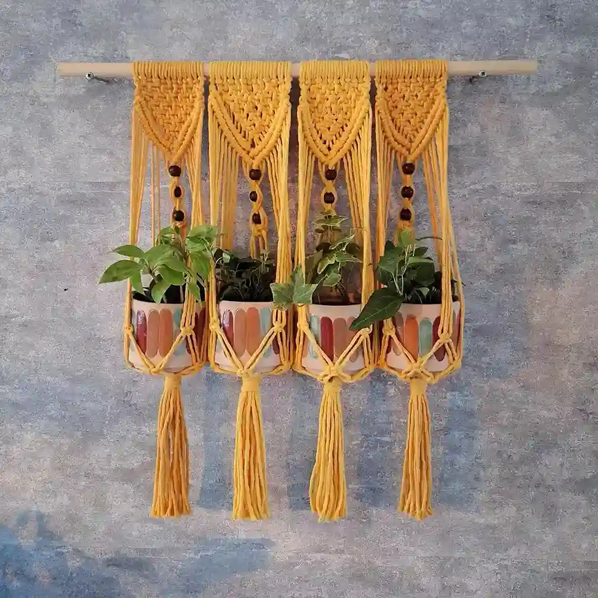 14. Granny Square Plant Hanger Pattern