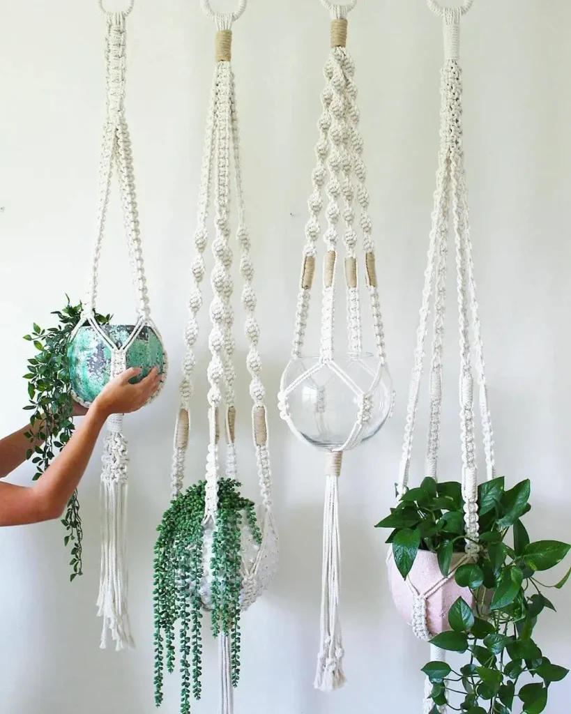 15. Boho Fringe Macrame Plant Hanger