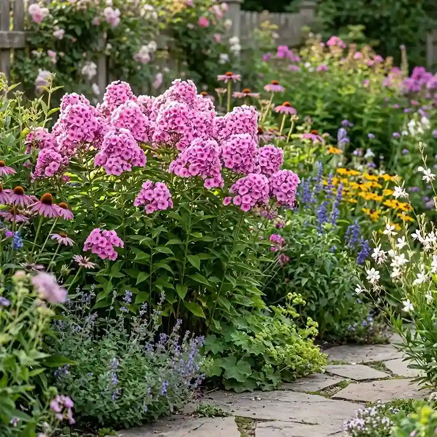 15. Pink Phlox Phlox paniculata