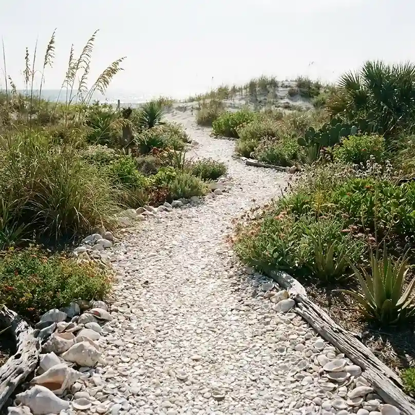 18. Seashell Garden Path
