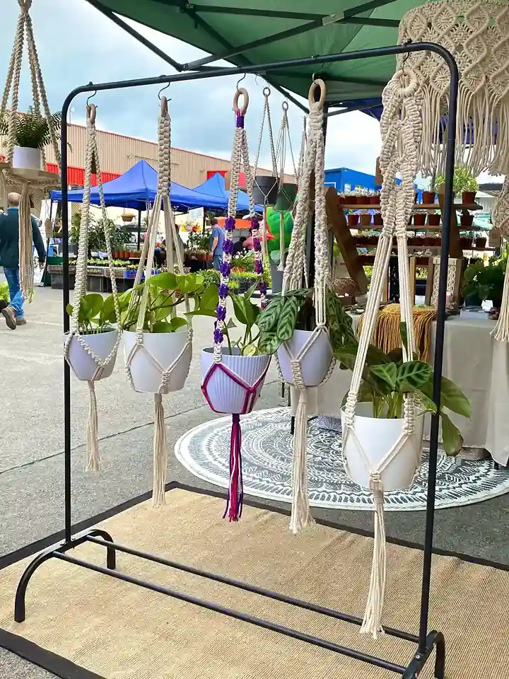 19. Outdoor Macrame Plant Hanger Pattern