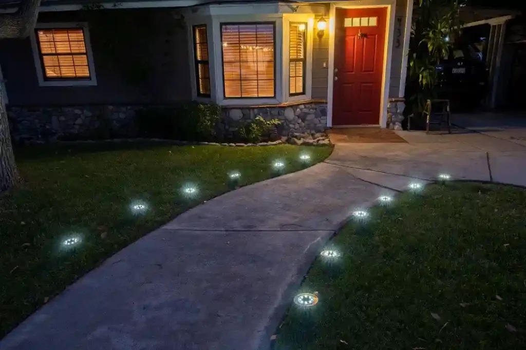 21. Lighting Your Garden Walkway on a Budget