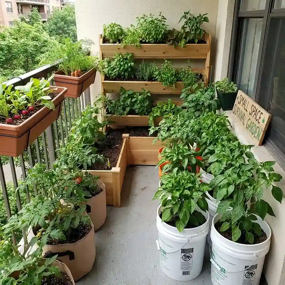 22. Small Space Survival Gardening