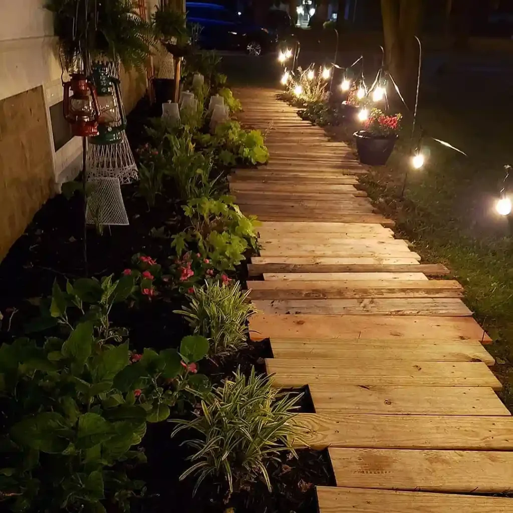 6. Wood Slice Walkway