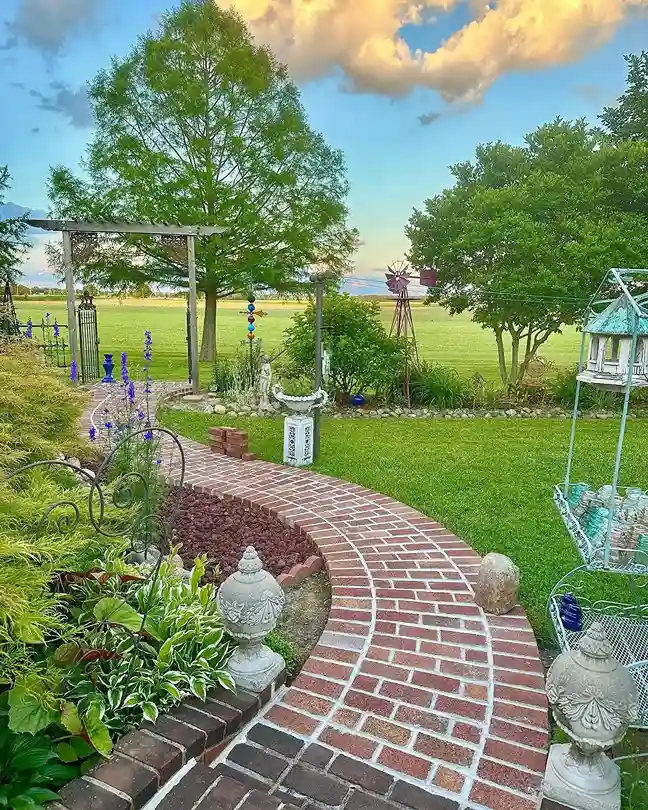 7. Brick Walkway on a Budget