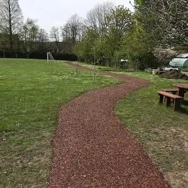 8. Mulch Garden Path