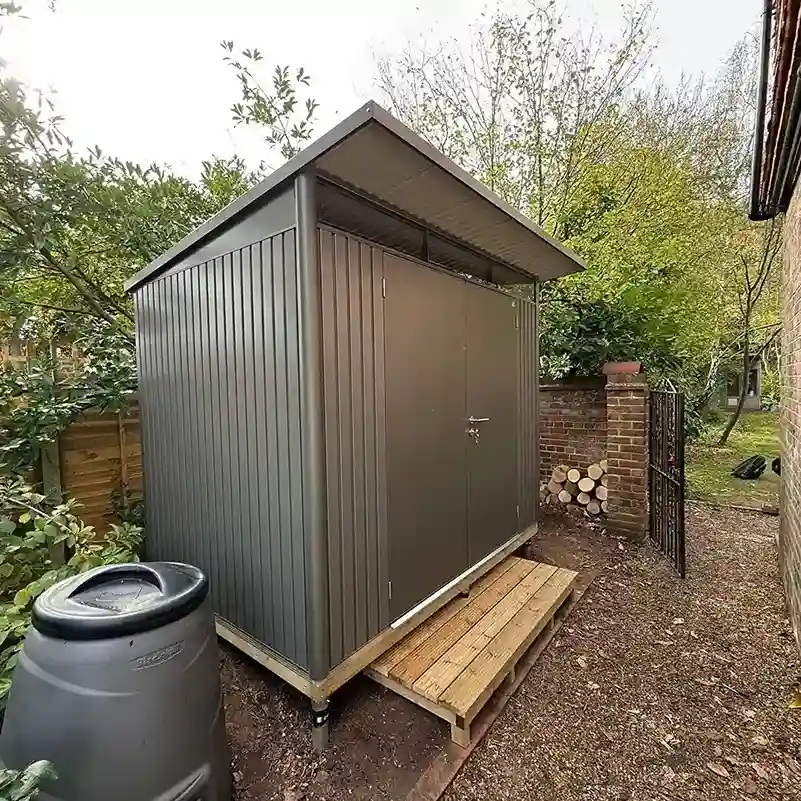 9. Metal Garden Sheds